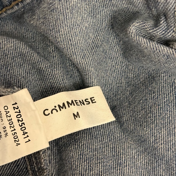 COMMENSE Asymmetrical Button Pockets
Slit Denim Maxi Skirt Size Medium. - Picture 4 of 8